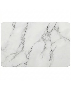 Hard Diatomite Large Bath Mat Quick Dry Anti Slip - Off White Marble Finish