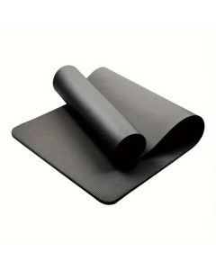 Extra Thick Non Slip Yoga Mat Durable NBR Rubber Black