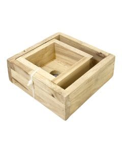 Vietnamese Wooden Banh Chung Mould - Square Sticky Rice Cake Cooking