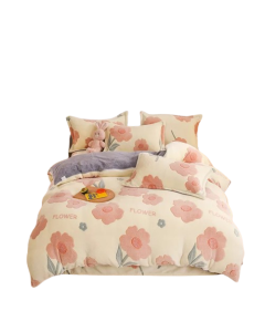 Winter Bliss: Double-Sided Velvet Duvet Cover for Cozy Comfort