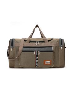 Travel Duffel Nylon Bag for Men and Women (Khaki)