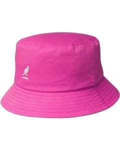 Kangol Washed Bucket Hat - Electric Pink (Summer Fishing Camping Sun Cap)
