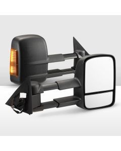 San Hima Pair Extendable Towing Mirrors Gen1 For Nissan Patrol Y62 2013-On