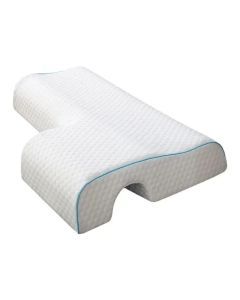 Orthopedic Memory Foam Side Sleeper Pillow Cervical Support White