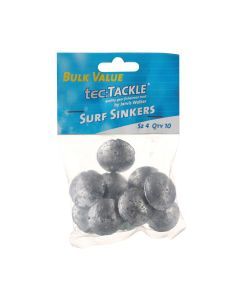 10 Pack of Jarvis Walker Size 4 Surf Sinkers - Value Pack