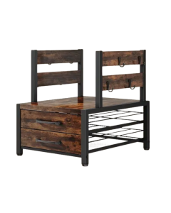 Wooden K Cup Holder with Drawer