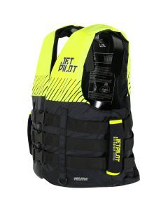 Jetpilot Helium Black/Yellow Entry-Level Men's Nylon L50 PWC Life Vest