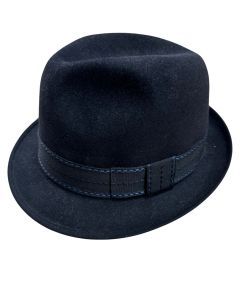 Akubra Trilby Mens Fur Felt Hat - Black