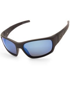 Dirty Dog Snapper Satin Black/Ice Blue Mirror Polarised Men's Sunglasses