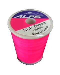 Alps 100yds of Luminous Red Rod Wrapping Thread - Size A (0.15mm) Rod Binding Cotton