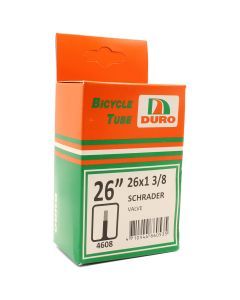 Duro 26 x 1 3/8 Bicycle Tyre Tube for 26" Inch Bikes Schrader Valve