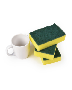 3pcs Commercial Grade Scourer Sponge - Regular Duty - 15x10x3cm