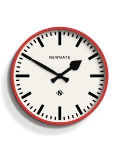 Newgate Railway Clock Red