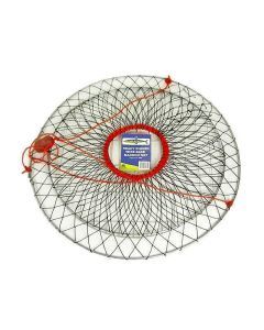 Wilson Ready Rigged Wire Bottom Marron Net- 2 Rings With Float And Rope