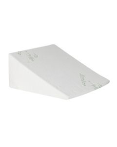Dreamz Bedding Wedge Pillow Memory Foam Cushion Back Support Bamboo Cover 30cm