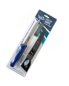 Jarvis Walker 7 Inch Fillet Knife with Sheath and Hone Stone - Fishing Knife Kit