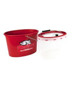 Stimulate 2 in 1 Small 5L Burley Bucket/Live Bait Bucket-Removable Inner Bucket