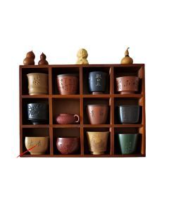 Wood Storage Box & Cup Organizer