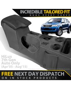 Toyota HiLux 7th Gen AUTO Neoprene Centre Console Organiser (In Stock)