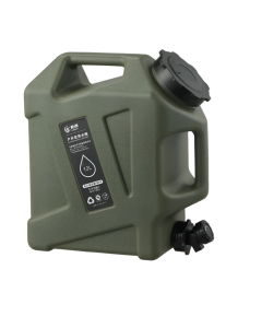 12L Camping Water Container Portable Water Tank with Faucet Green
