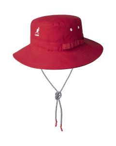 Kangol Utility Cords Jungle Hat - Red (Fishing/Camping Bucket Cap)