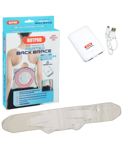 HOTPOD Lumbar Heated Back Brace Pain Relief Lower Back Orthosis Waist Belt