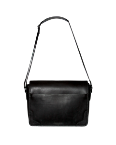 Futura Mens Laptop Messenger Sling Bag School Work Shoulder Strap - Black