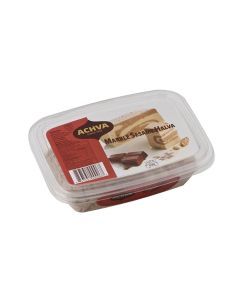 454g Achva Sesame Halva with Vanilla & Chocolate Marble (Kosher Parve) - Product of Israel