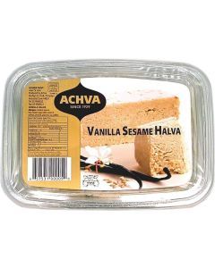 454g Achva Sesame Halva with Vanilla (Kosher Parve) - Product of Israel