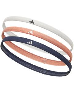 3pcs Adidas Sports Headband Hair Bands Gym Training Fitness Yoga in Grey/Coral/Navy