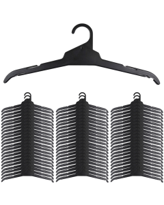 450x 430mm Tops Hangers Bulk Pack - All Purpose Commercial Clothes/Gardment Holder (R43)