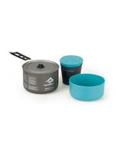 Sea to Summit Alpha Cookset 1.1 - One Person Lightweight Camping Cookware - Blue
