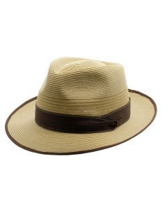 Akubra Long Island Trilby Hat - Fawn
