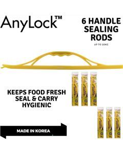 6x ANYLOCK Handle Sealing Rod 435mm Sealers Reusable Clip Lock - Large