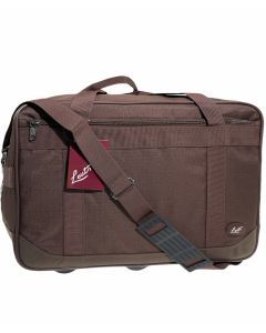 44L Leuts Foldable Duffle Sports Rust Brown Bag - School/Gym/Travel Duffel