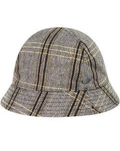 Bailey Mens Kensett Bucket Hat Water-Repellent For Autumn/Winter - Black Stripe