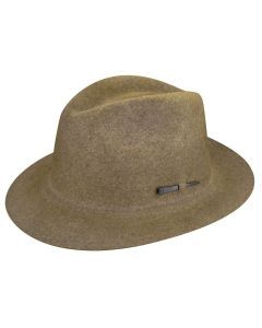 Bailey Atmore Fedora Trilby Hat LiteFelt - Brown