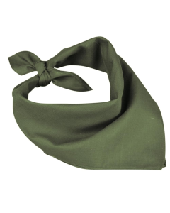 Army Green Plain Bandana - 100% Cotton Head Wrap/Durag/Scarf/Mask