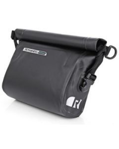 ROSWHEEL Handle bar bag, compact, L27,H21.5,W9cm waterproof w/removable shoulder carry strap.velcro attach