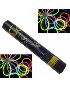 50 GLOW STICKS Party Light Glow In The Dark Rave NECKLACE Disco Bulk