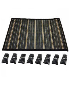 Set of 8 BAMBOO PLACEMATS Bulk Pack - Dinner Table Party/Decor - 45x30cm