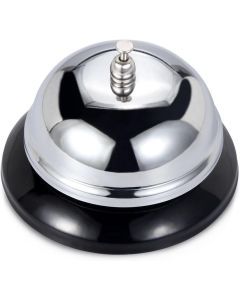 Call Service Bell Chrome Plated Reception Desk Counter Shop Restaurant