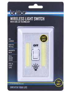 Brillar Wireless Light Switch with Cob Led Technology