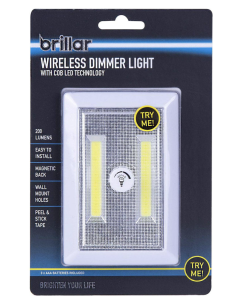 Brillar Wireless Dimmer Light with Cob Led Technology - White