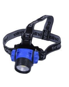 3 Mode Headlamp w COB LED Head Torch Adjustable Headband Wide Beam Light Camping Running