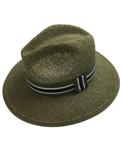 Natural Paper Panama Hat Fedora Summer Wide Brim Hat Sun Protection BR233 Sturdy