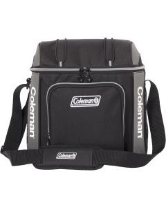 Coleman 16 Can Soft Cooler Insulated Outdoor Camping Picnic Bag in Black