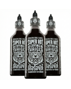 3x 440ml Crying Thaiger Thai Sriracha Sauce - Super Hot Chilli (Product of Thailand)