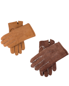 Dents Mens Hand Sewn Real Lambskin Gloves Warm Winter Fleecy Lining 5-1553 York