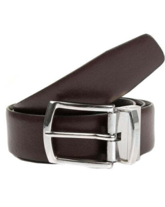 Dents Reversible Leather Belt in Black/Brown